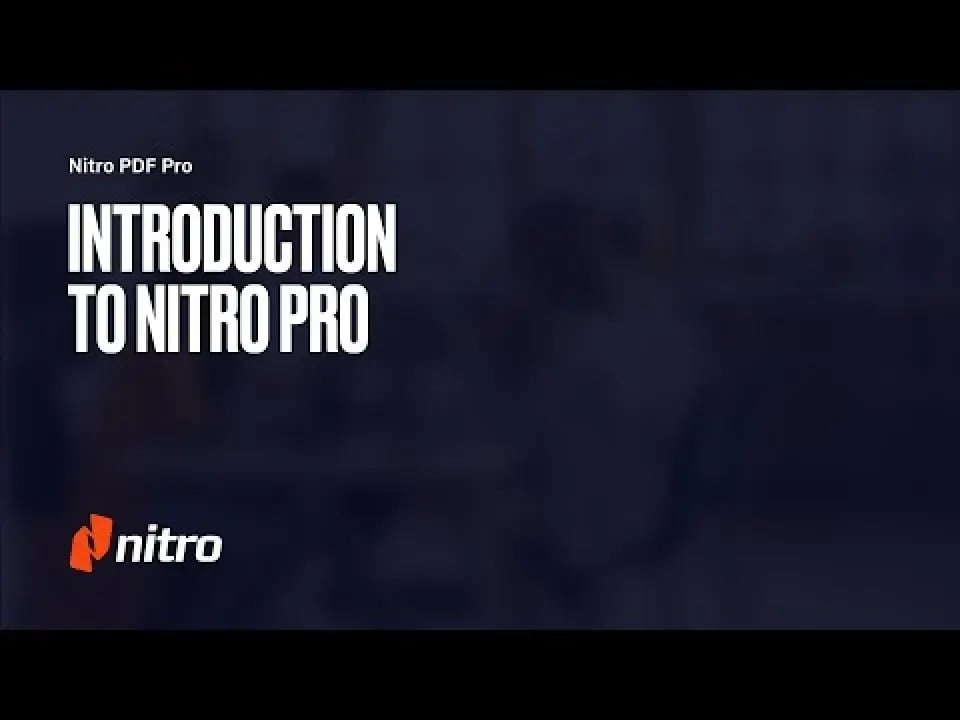Nitro Pro Overview